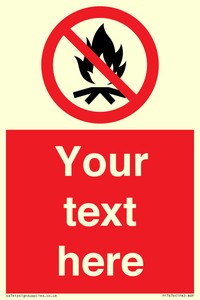 Custom prohibition No campfire